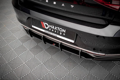 Street Pro Heckansatz Diffusor passend für Volkwagen Passat B8 FL schwarz matt