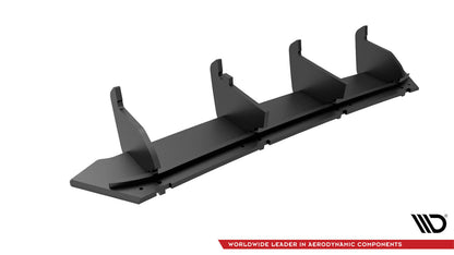Street Pro Heckansatz Diffusor passend für Volkwagen Passat B8 FL schwarz matt