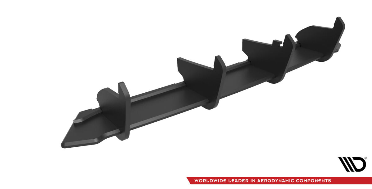 Street Pro Heckansatz Diffusor passend für Volkwagen Passat B8 FL schwarz matt
