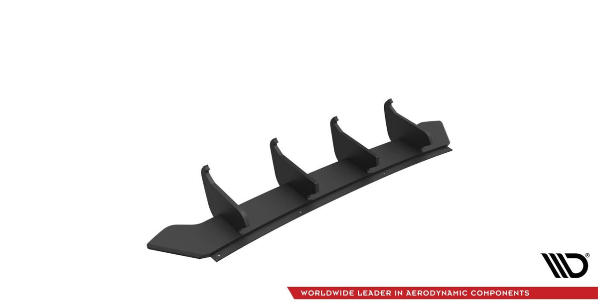 Street Pro Heckansatz Diffusor passend für VW Arteon Limousine / Shooting Brake R-Line Mk1 FL schwarz matt