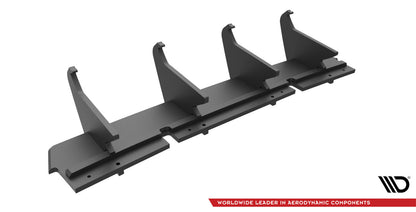 Street Pro Heckansatz Diffusor passend für VW Arteon R Limousine / Shooting Brake Mk1 Faceift schwarz matt
