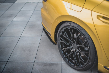 Street Pro Heckansatz Diffusor passend für VW Arteon R-Line Limousine / Shooting Brake Mk1 schwarz matt
