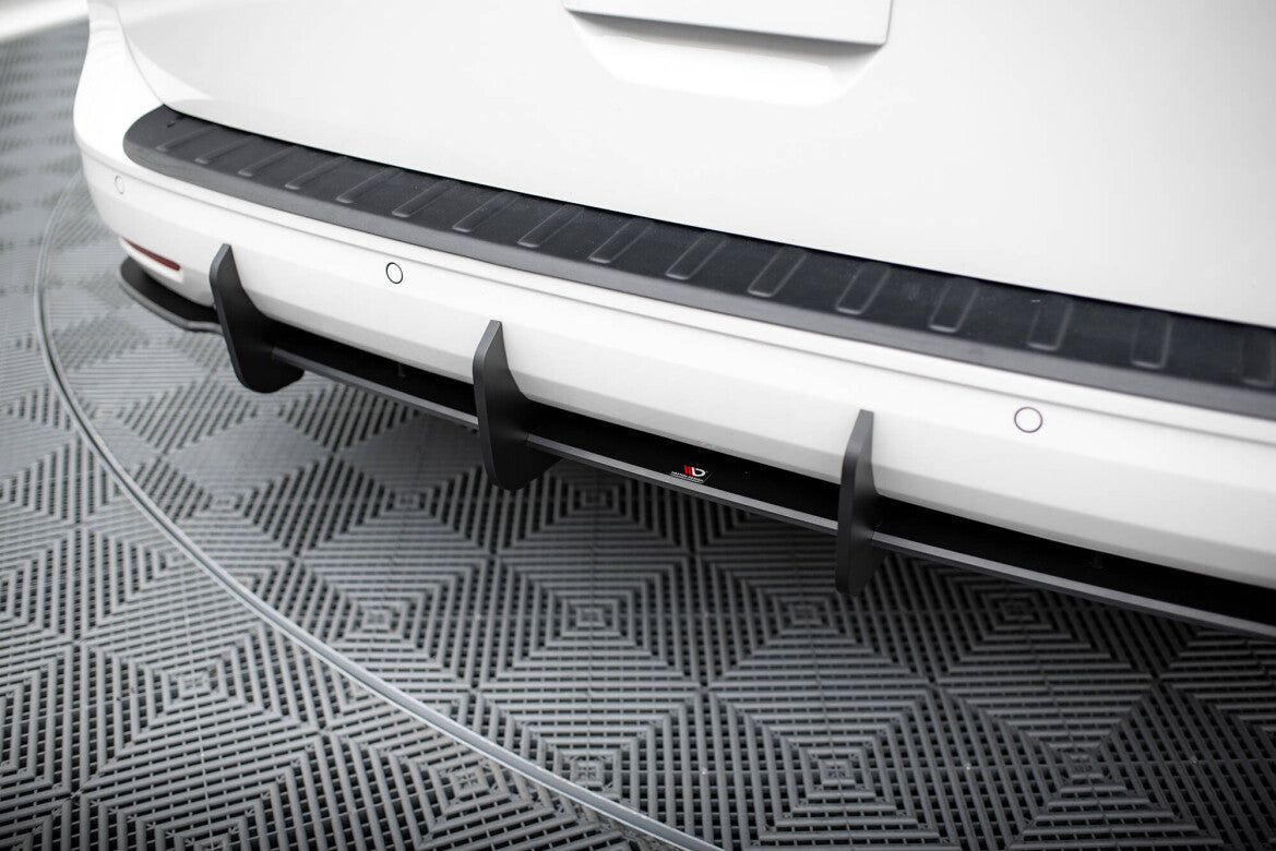 Street Pro Heckansatz Diffusor passend für VW Caddy Maxi Mk5 schwarz matt