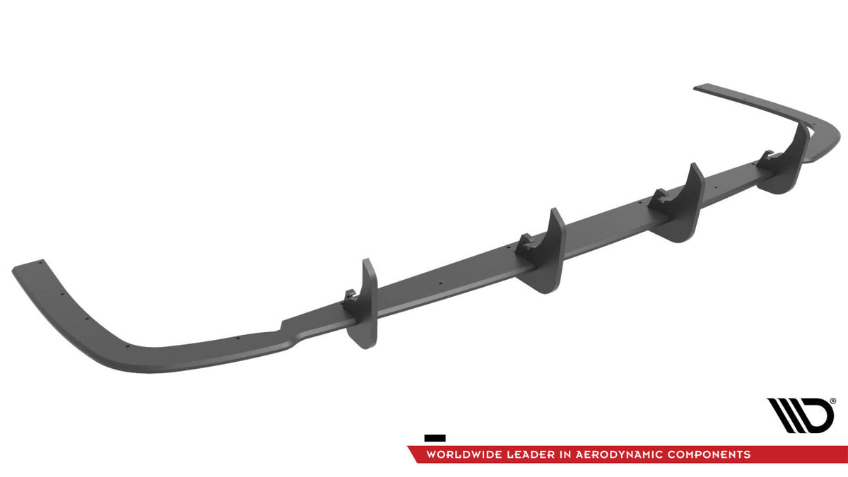 Street Pro Heckansatz Diffusor passend für VW Caddy Maxi Mk5 schwarz matt