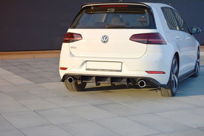 Street Pro Heckansatz Diffusor passend für VW Golf 7 GTI FL schwarz matt