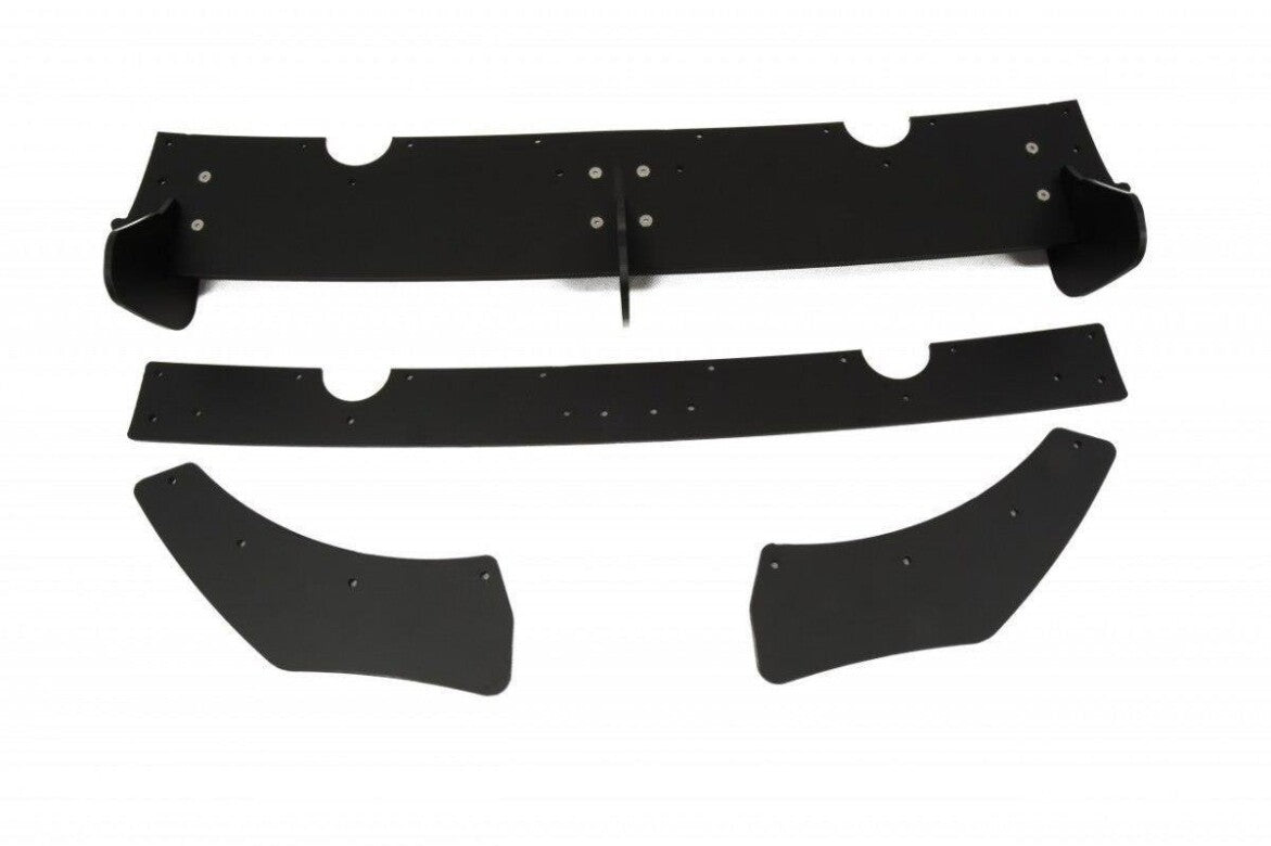 Street Pro Heckansatz Diffusor passend für VW Golf 7 GTI schwarz matt