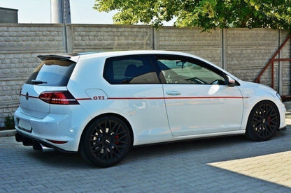 Street Pro Heckansatz Diffusor passend für VW Golf 7 GTI schwarz matt