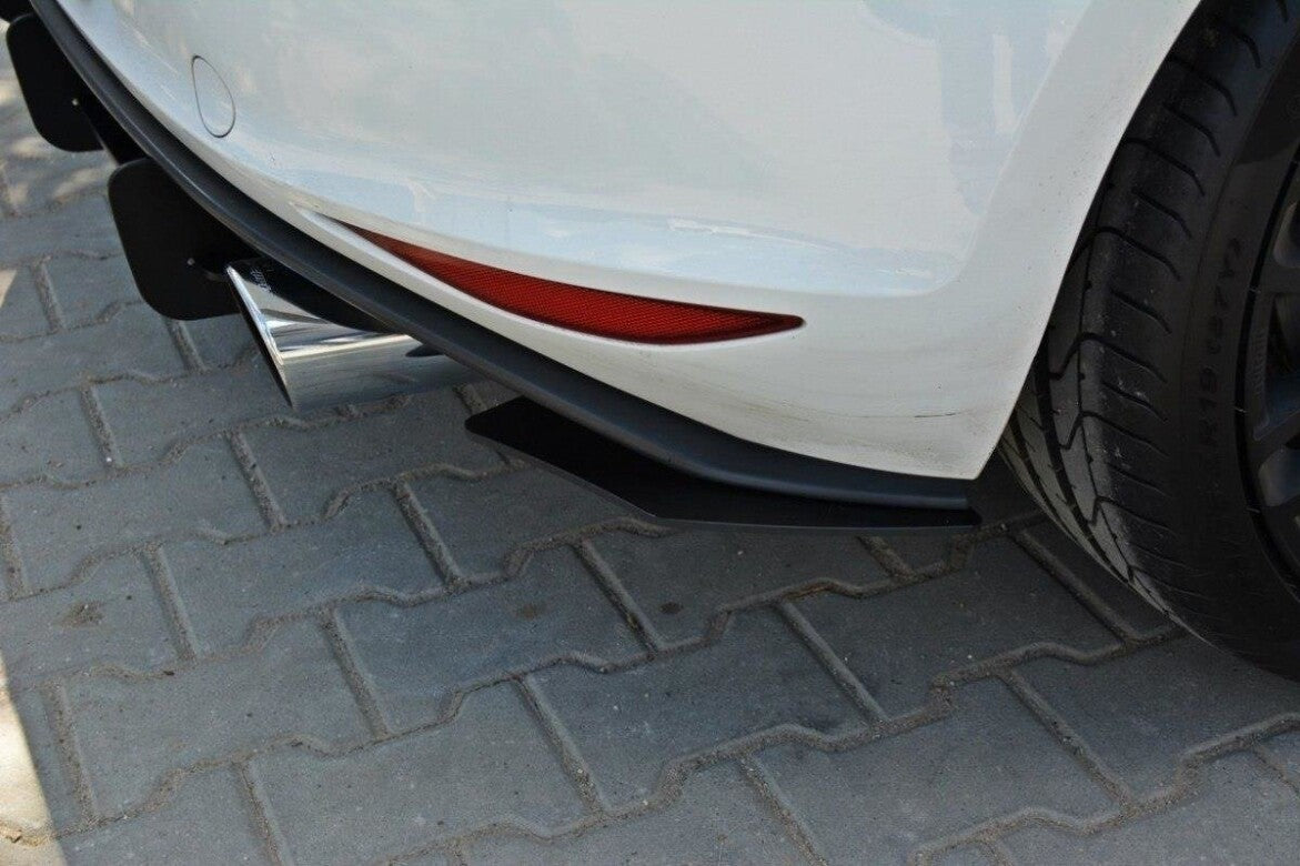Street Pro Heckansatz Diffusor passend für VW Golf 7 GTI schwarz matt