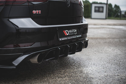 Street Pro Heckansatz Diffusor passend für VW Golf 7 GTI TCR schwarz matt