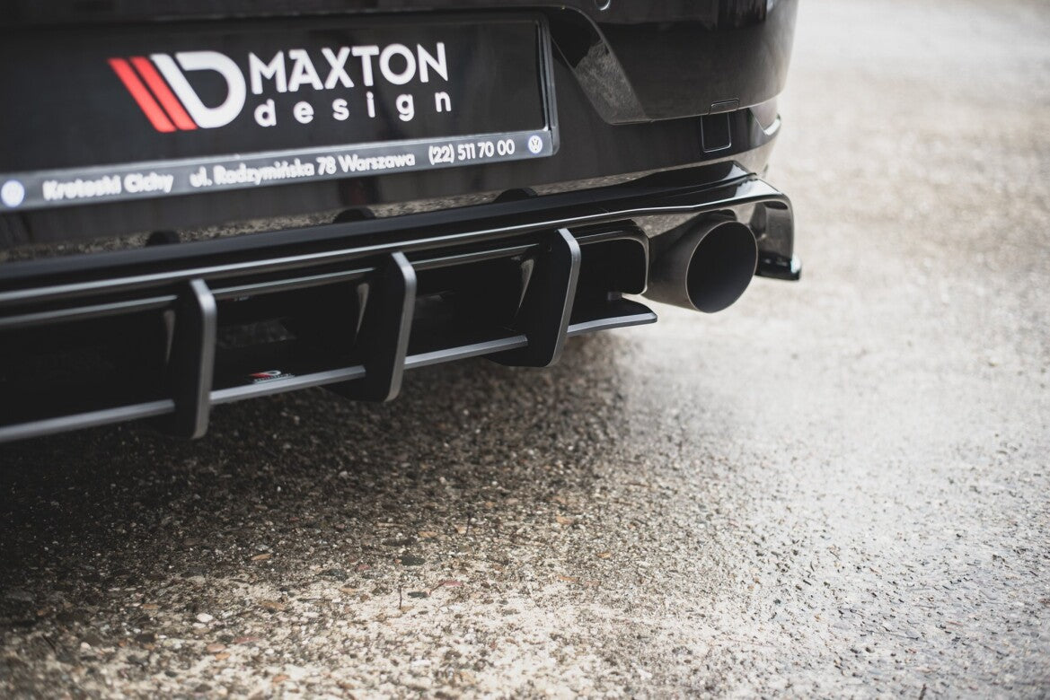 Street Pro Heckansatz Diffusor passend für VW Golf 7 GTI TCR schwarz matt