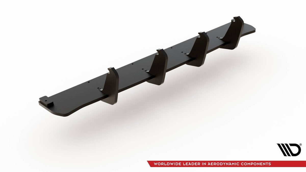 Street Pro Heckansatz Diffusor passend für VW Golf 7 GTI TCR schwarz matt