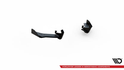 Street Pro Heckansatz Diffusor passend für VW Golf 7 R FL roter Kern + Hochglanz Flaps