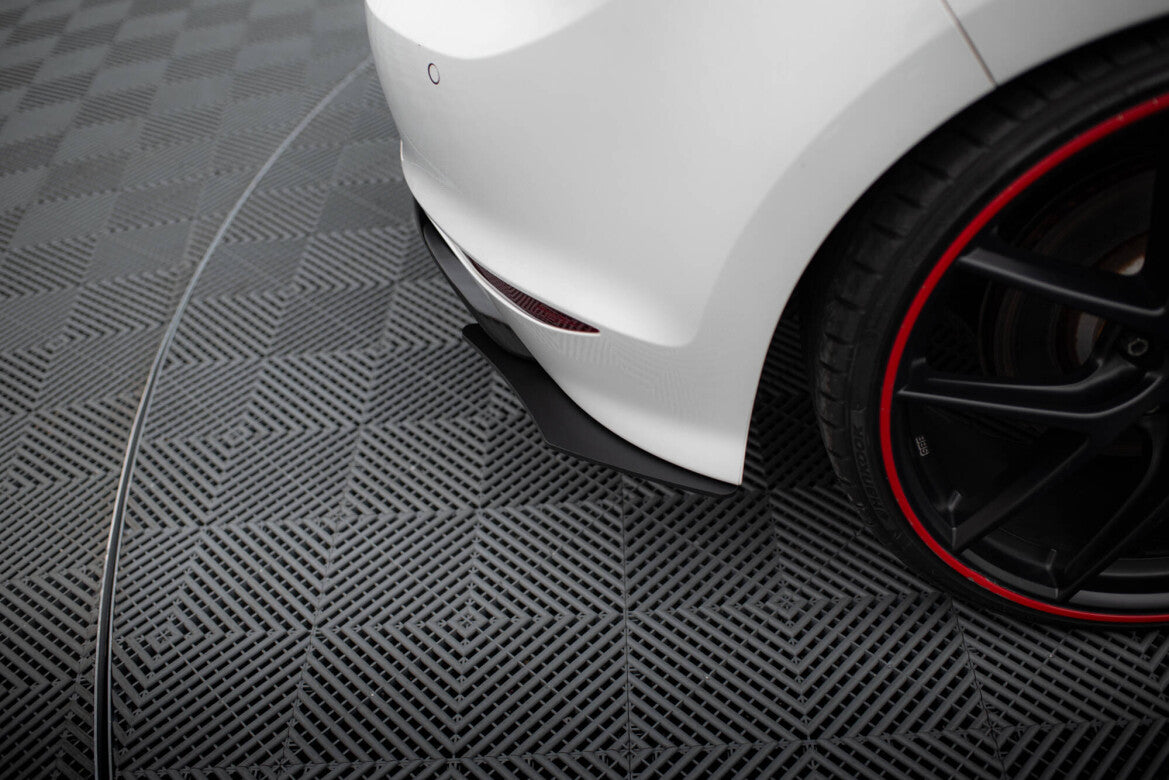 Street Pro Heckansatz Diffusor passend für VW Golf 7 R Hatchback schwarz matt