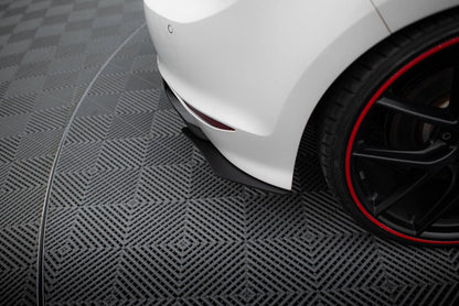 Street Pro Heckansatz Diffusor passend für VW Golf 7 R Hatchback schwarz matt