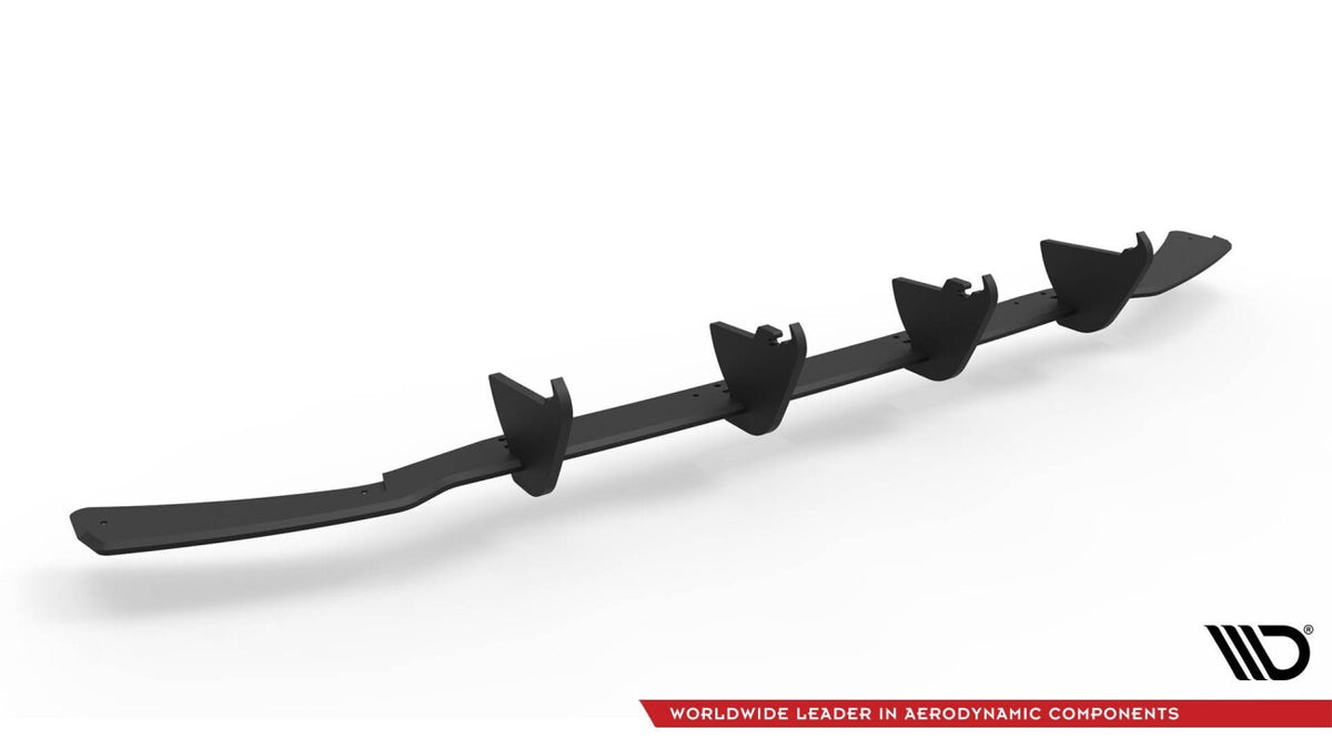 Street Pro Heckansatz Diffusor passend für VW Golf R-Line Mk 7 FL schwarz matt