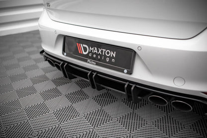 Street Pro Heckansatz Diffusor passend für VW Golf R Mk7 schwarz matt