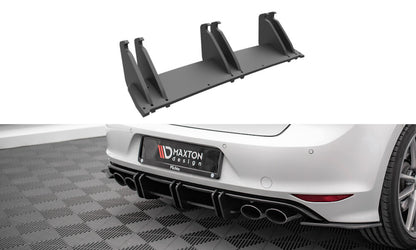 Street Pro Heckansatz Diffusor passend für VW Golf R Mk7 schwarz matt