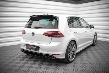 Street Pro Heckansatz Diffusor passend für VW Golf R Mk7 schwarz matt