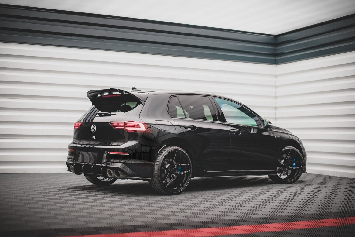Street Pro Heckansatz Diffusor passend für VW Golf R Mk8 schwarz matt