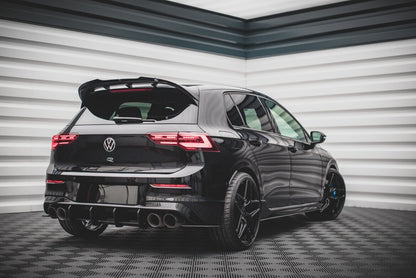 Street Pro Heckansatz Diffusor passend für VW Golf R Mk8 schwarz matt