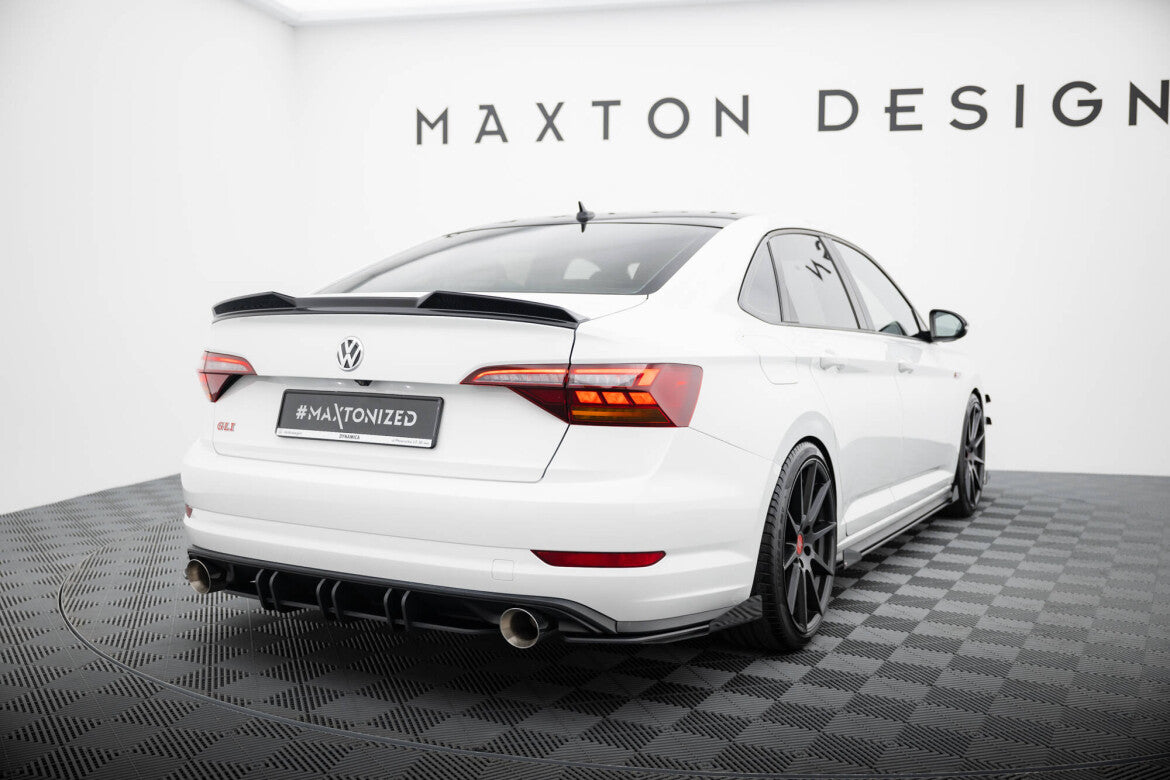 Street Pro Heckansatz Diffusor passend für VW Jetta GLI Mk7 schwarz matt