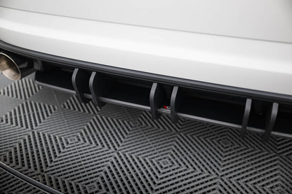 Street Pro Heckansatz Diffusor passend für VW Jetta GLI Mk7 schwarz matt
