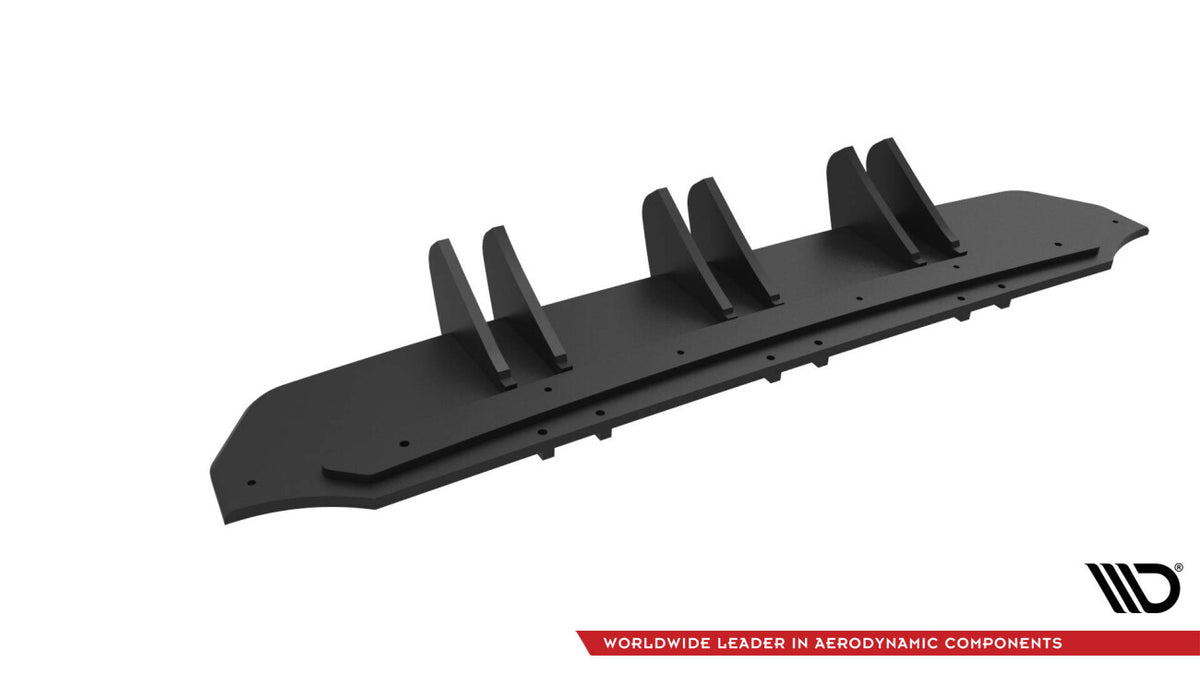 Street Pro Heckansatz Diffusor passend für VW Jetta GLI Mk7 schwarz matt