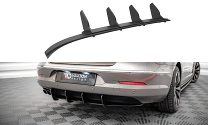 Street Pro Heckansatz Diffusor passend für VW Passat CC schwarz matt