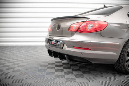 Street Pro Heckansatz Diffusor passend für VW Passat CC schwarz matt