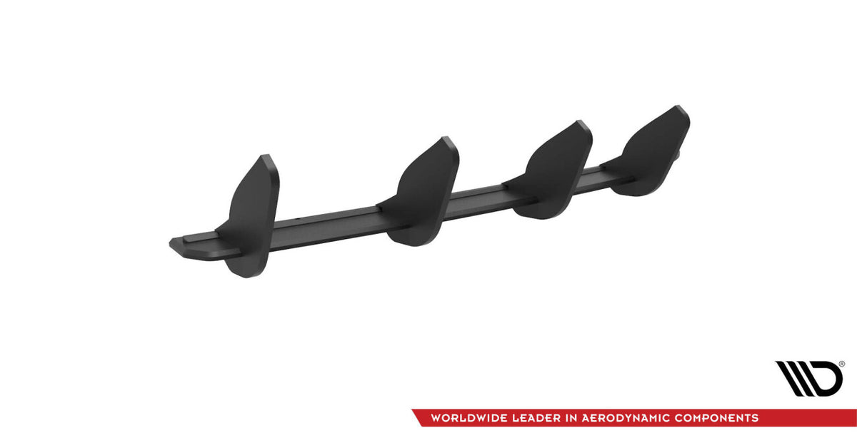 Street Pro Heckansatz Diffusor passend für VW Passat CC schwarz matt