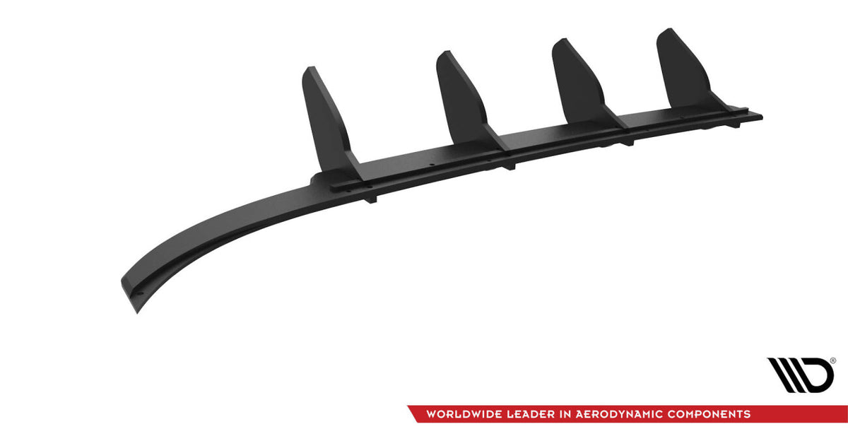 Street Pro Heckansatz Diffusor passend für VW Passat CC schwarz matt