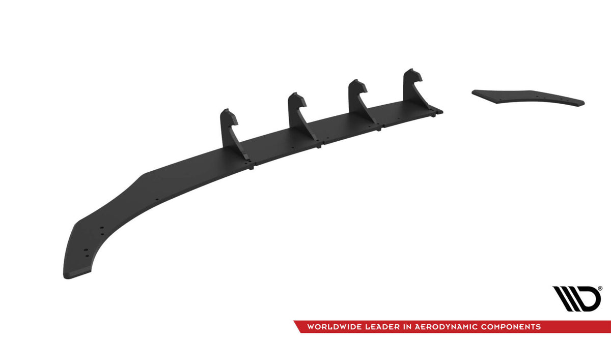 Street Pro Heckansatz Diffusor passend für VW Polo GTI Mk6 FL schwarz matt