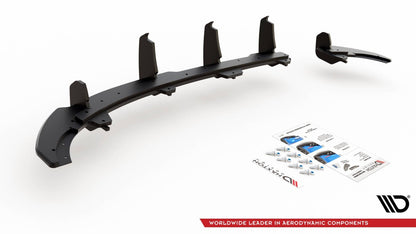 Street Pro Heckansatz Diffusor passend für VW Polo GTI Mk6 schwarz matt