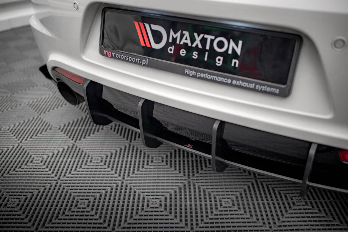 Street Pro Heckansatz Diffusor passend für VW Scirocco R Mk3 schwarz matt