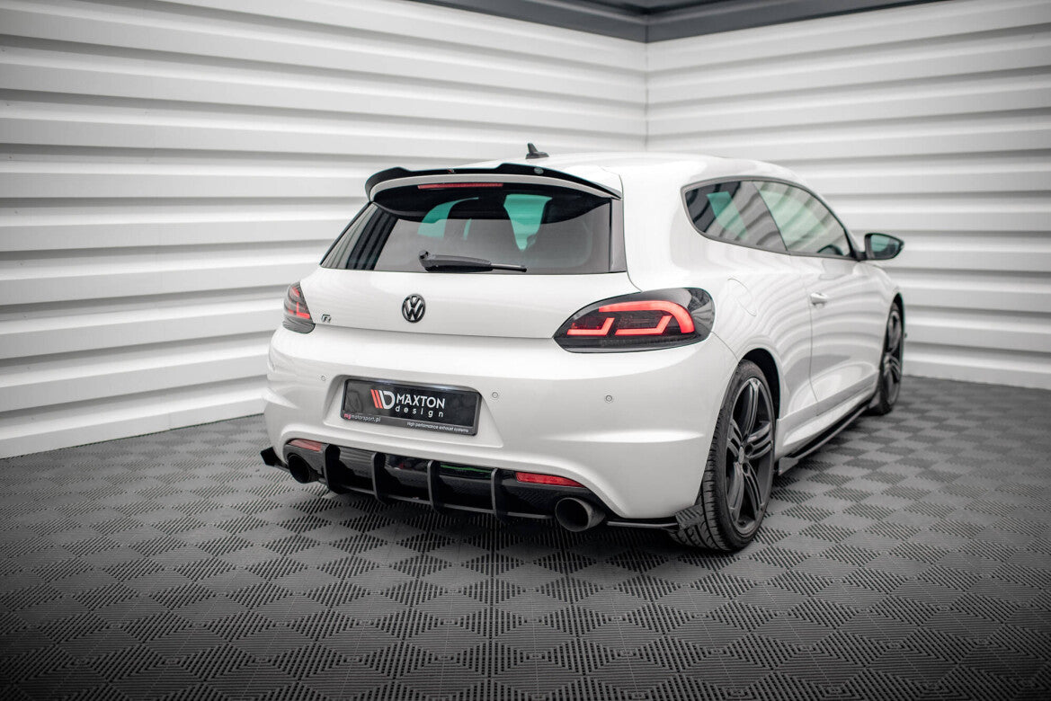 Street Pro Heckansatz Diffusor passend für VW Scirocco R Mk3 schwarz matt