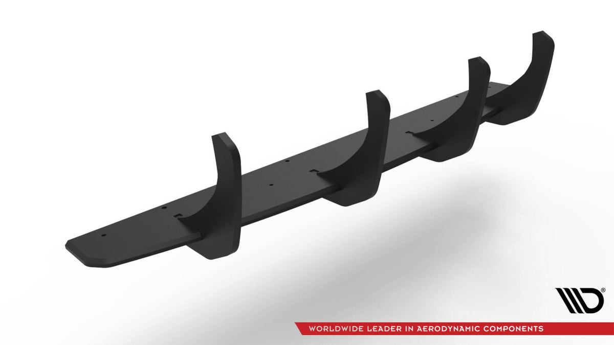 Street Pro Heckansatz Diffusor passend für VW Scirocco R Mk3 schwarz matt