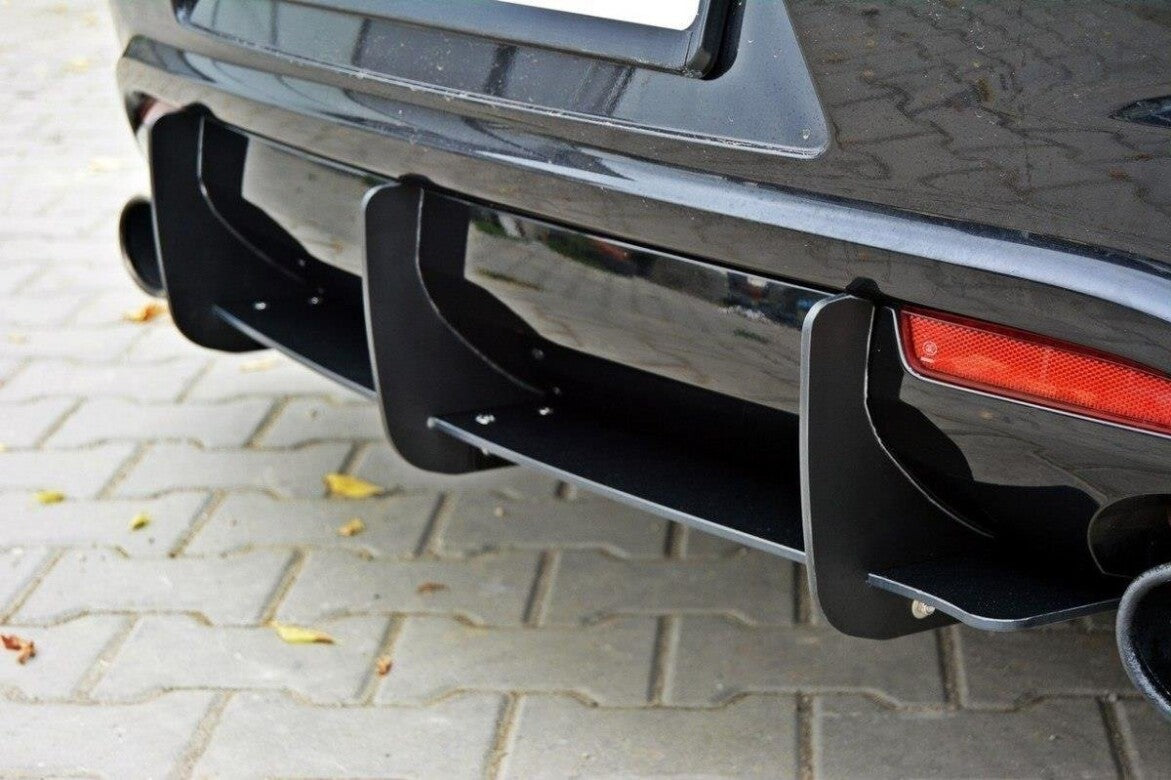 Street Pro Heckansatz Diffusor passend für VW Scirocco R schwarz matt