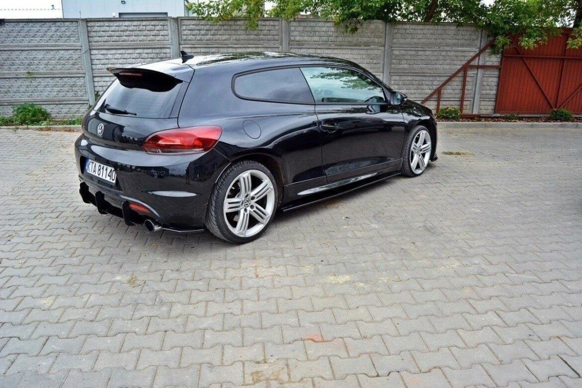 Street Pro Heckansatz Diffusor passend für VW Scirocco R schwarz matt