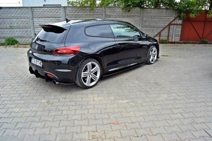Street Pro Heckansatz Diffusor passend für VW Scirocco R schwarz matt