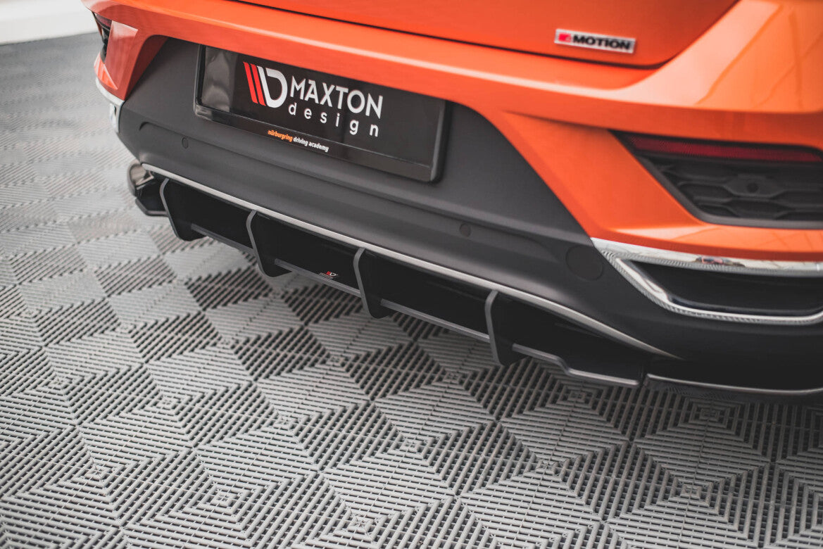 Street Pro Heckansatz Diffusor passend für VW T-Roc Mk1 schwarz matt