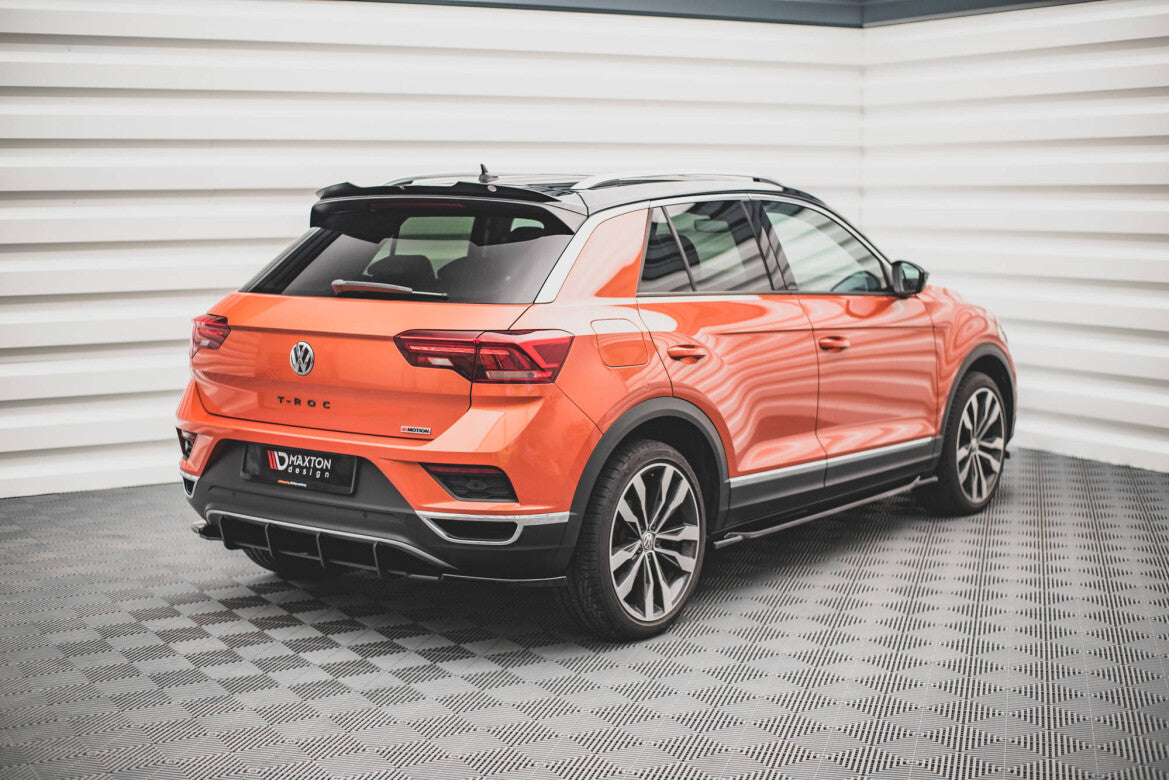 Street Pro Heckansatz Diffusor passend für VW T-Roc Mk1 schwarz matt