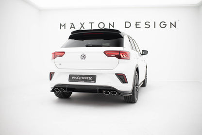 Street Pro Heckansatz Diffusor passend für VW T-Roc R Mk1 schwarz matt