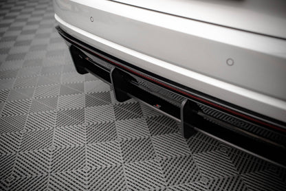 Street Pro Heckansatz Diffusor passend für VW Touareg R-Line Mk3 schwarz matt