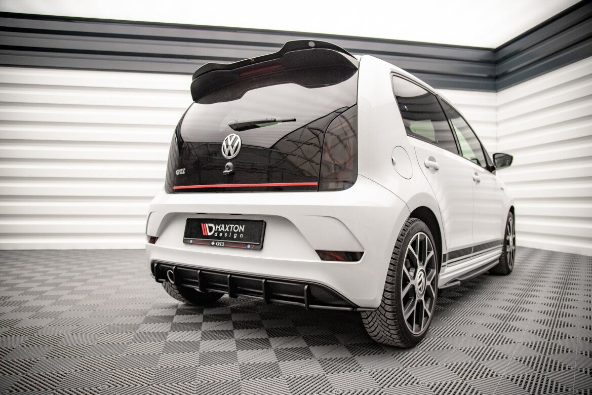 Street Pro Heckansatz Diffusor passend für VW Up GTI schwarz matt