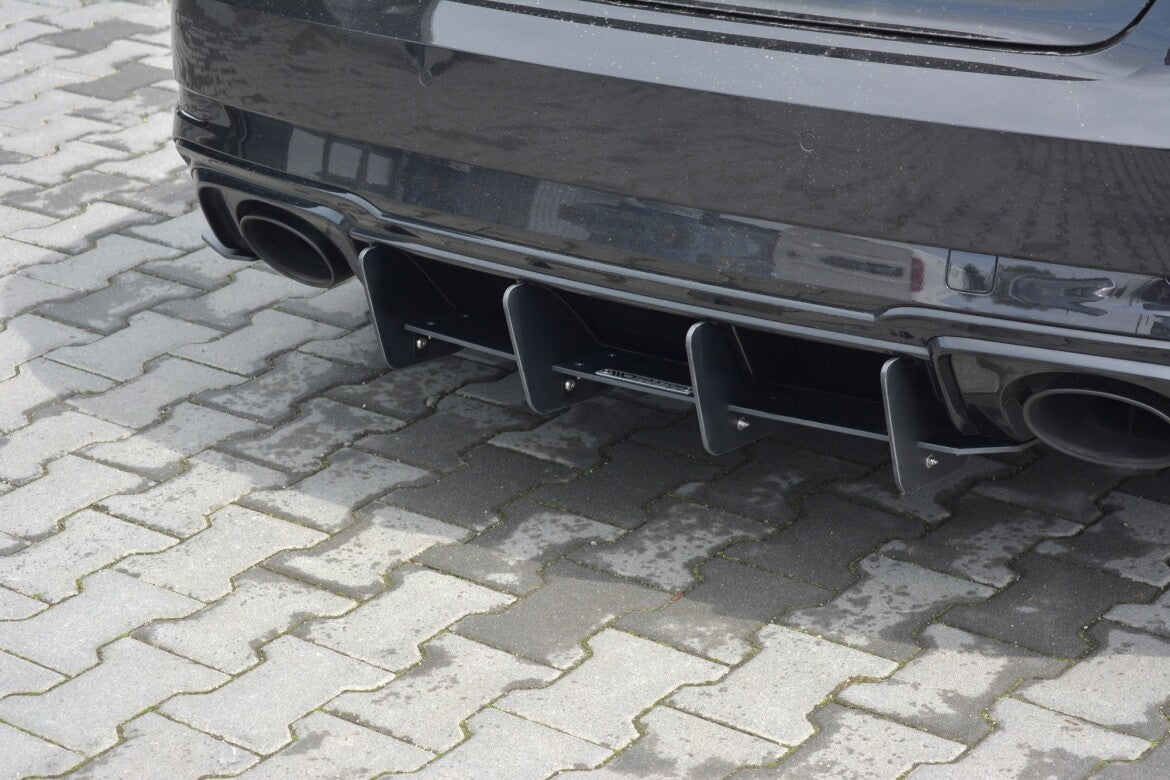 Street Pro Heckansatz Diffusor V.1 passend für Audi RS3 8V FL Sportback schwarz matt