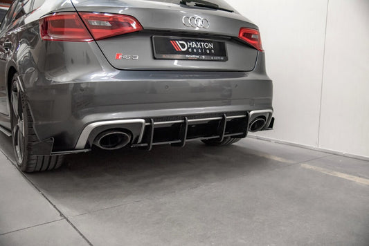 Street Pro Heckansatz Diffusor V.1 passend für Audi RS3 8V Sportback schwarz matt