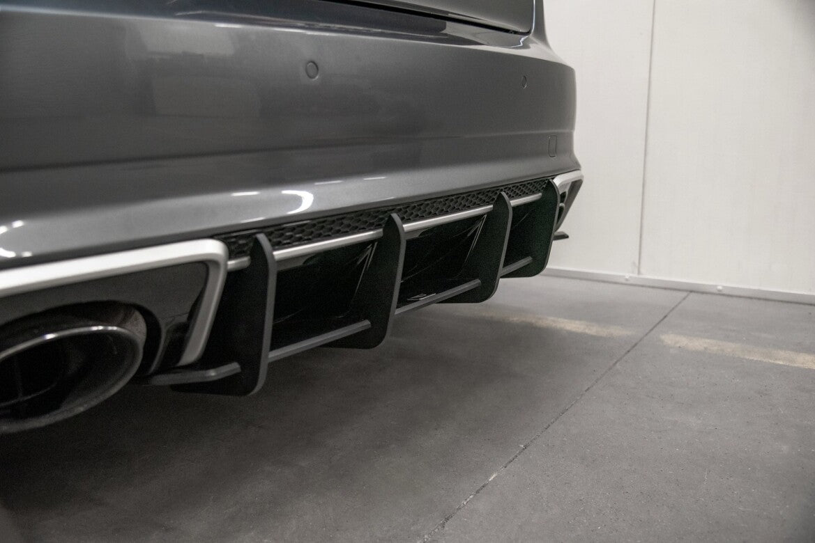 Street Pro Heckansatz Diffusor V.1 passend für Audi RS3 8V Sportback schwarz matt
