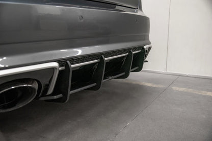 Street Pro Heckansatz Diffusor V.1 passend für Audi RS3 8V Sportback schwarz matt