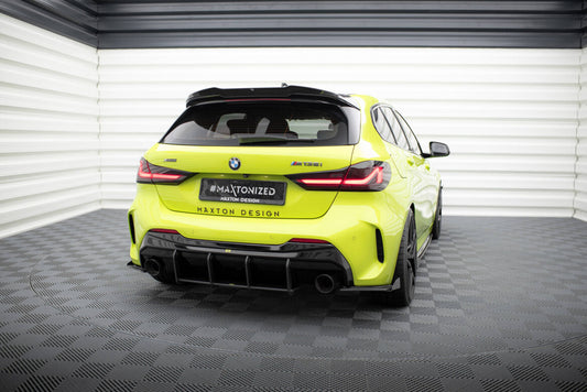 Street Pro Heckansatz Diffusor V.1 passend für BMW 1er F40 M-Paket / M135i schwarz matt