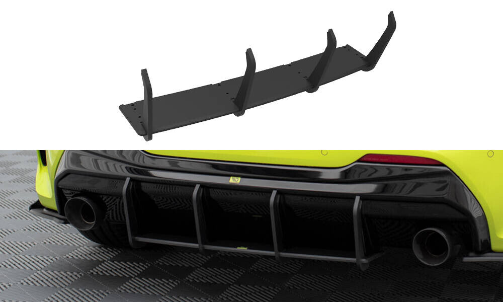 Street Pro Heckansatz Diffusor V.1 passend für BMW 1er F40 M-Paket / M135i schwarz matt